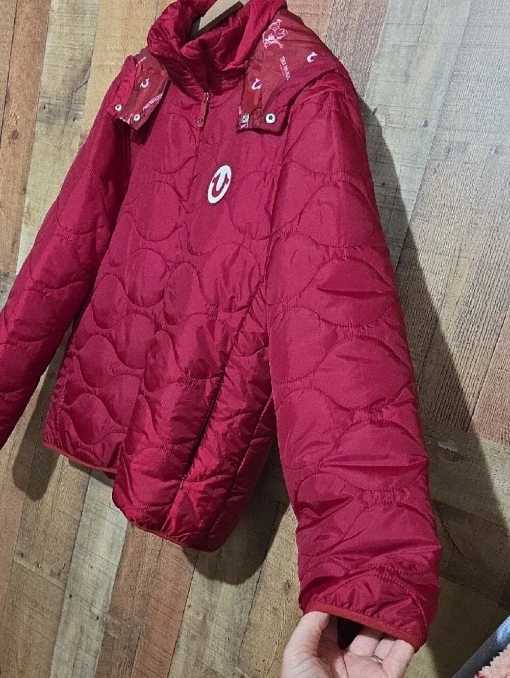 True Religion lightweight quilted
